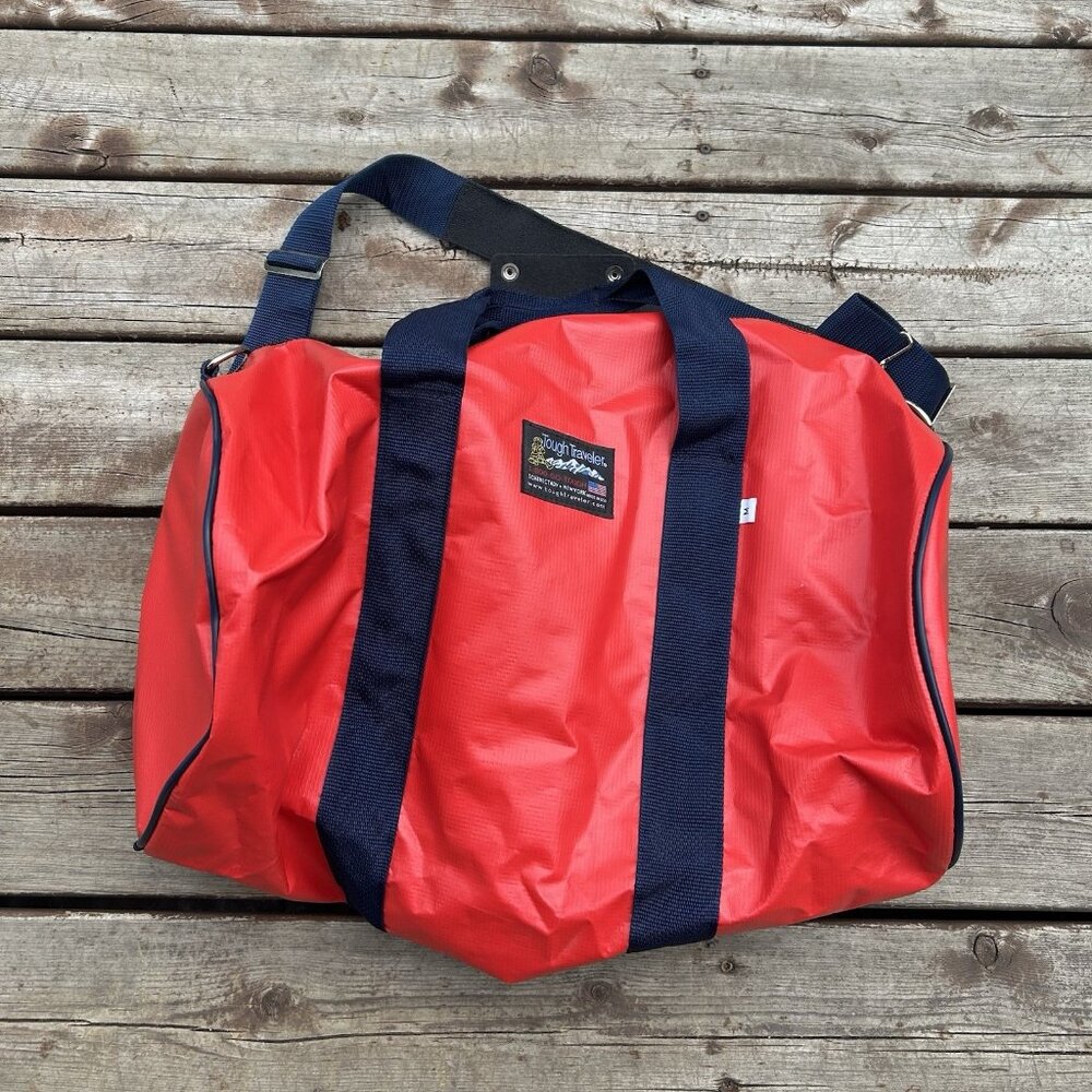 Tough Traveler Duffel Bag Carry On Red Size Medium Heavy Duty USA Made